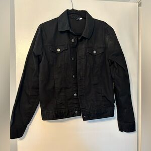 H&M black Jean jacket